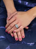 GIA Certified 9.06 Carat Radiant Cut Diamond Three Stone Engagement Ring in Platinum