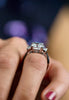 GIA Certified 5.24 Carat Radiant Cut Diamond Three-Stone Engagement Ring in Platinum