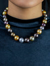 Multi-Color South Sea and Tahitian Pearl Necklace