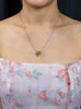 GIA Certified 4.02 Carat Fancy Deep Orangy Yellow Heart Shape Diamond Halo Pendant Necklace