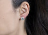 11.46 Carat Total Brilliant Round Diamond Stud Earrings in Platinum
