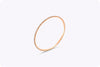 1.78 Carat Round Diamond Bangle Bracelet in 18 Karat Rose Gold