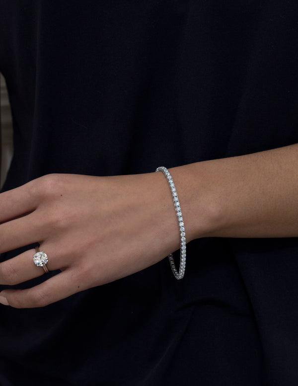 Brilliant Round Diamond Classic Tennis Bracelet