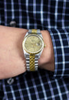 Rolex Datejust 16233 Champagne 18K Yellow Gold and Stainless Steel Men's Watch