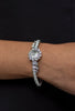 Omega 9.00 Carat Total Mixed Shape Diamond Wrist Watch