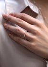 1.01 Carat Total Round Diamond Eternity Wedding Band Ring in Rose Gold