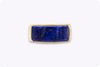 Lapis Lazuli Curved Bar Ring