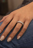 7.98 Carat Total Emerald Cut Diamond Eternity Wedding Band Ring in Platinum