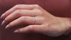 0.25 Carat Total Round Diamond Half Eternity Wedding Band Ring in Rose Gold